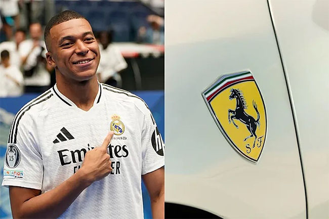 نگاه حسرتبار امباپه به فِراری میلیون دلاری! - اخبار اسپرت نگاه حسرتبار امباپه به فِراری میلیون دلاری!