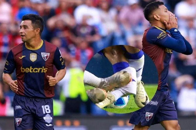 مصدومیت وحشتناک: زانوی هافبک مکزیکی تا شد - اخبار اسپرت مصدومیت وحشتناک: زانوی هافبک مکزیکی تا شد