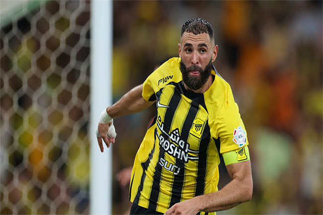 گل اول الاتحاد به الاخدود توسط بنزما - اخبار اسپرت گل اول الاتحاد به الاخدود توسط بنزما