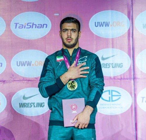 قهرمانی زیر ۲۳ سال جهان در اسپانیا امیرحسین فیروزپور