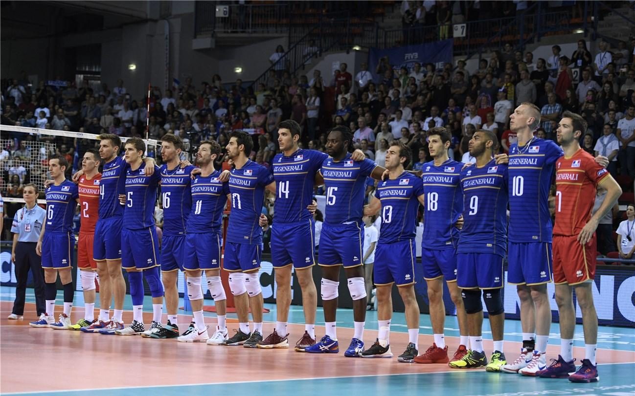 قد بازیکنان والیبال تیم ملی فرانسه