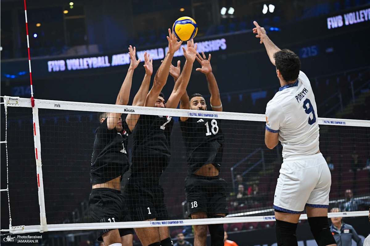 نتیجه ی بازی والیبال ایران مصر چی شد