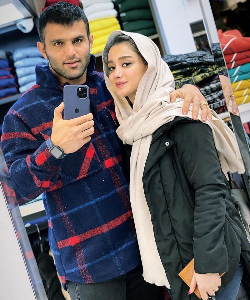 عکس امیرمحمد یزدانی و همسرش