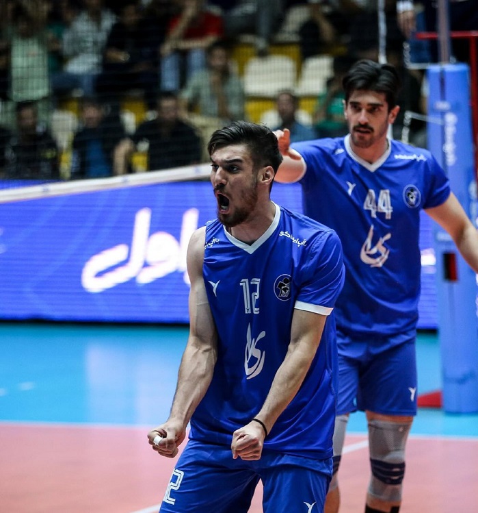عکس سید متین حسینی والیبال