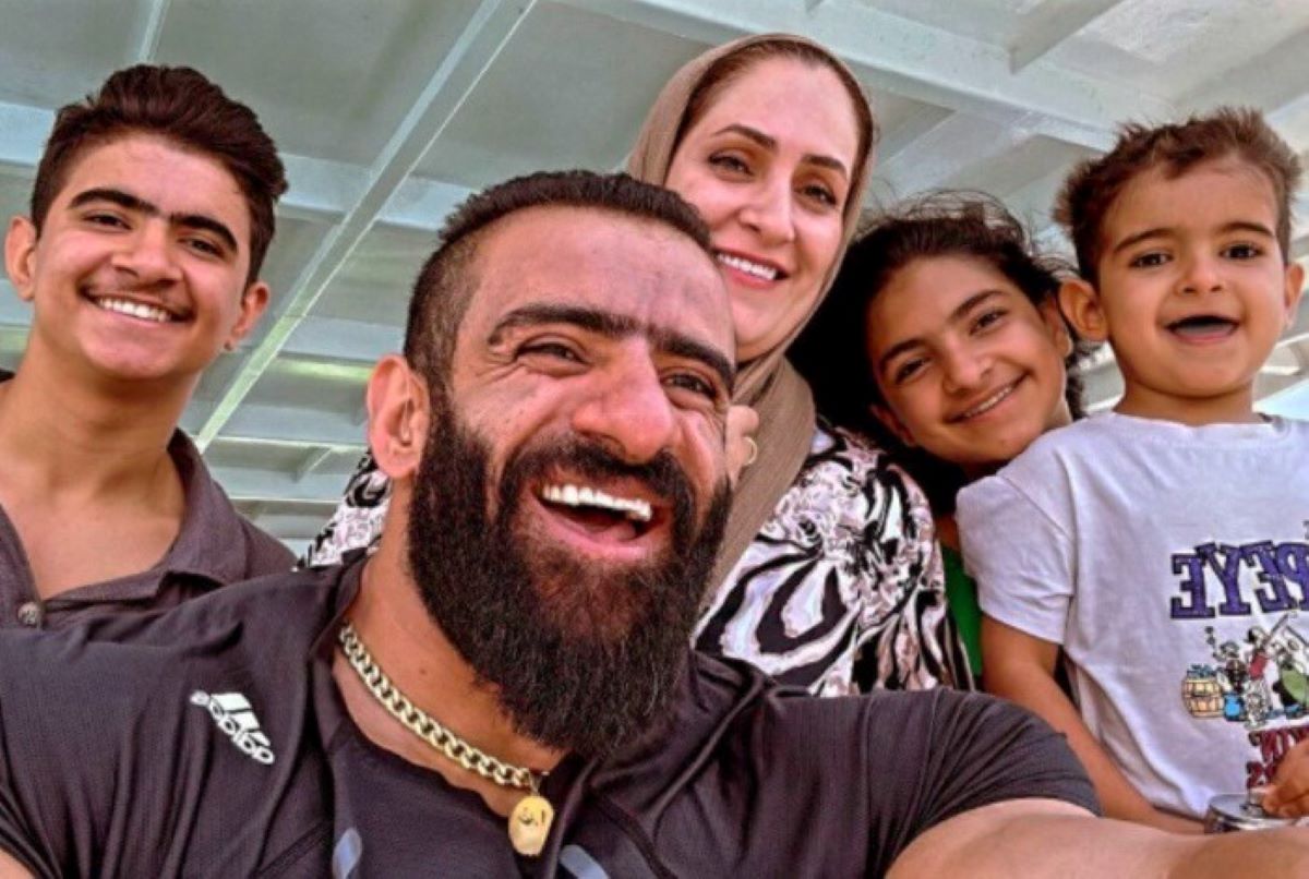 عکس هادی چوپان و همسرش