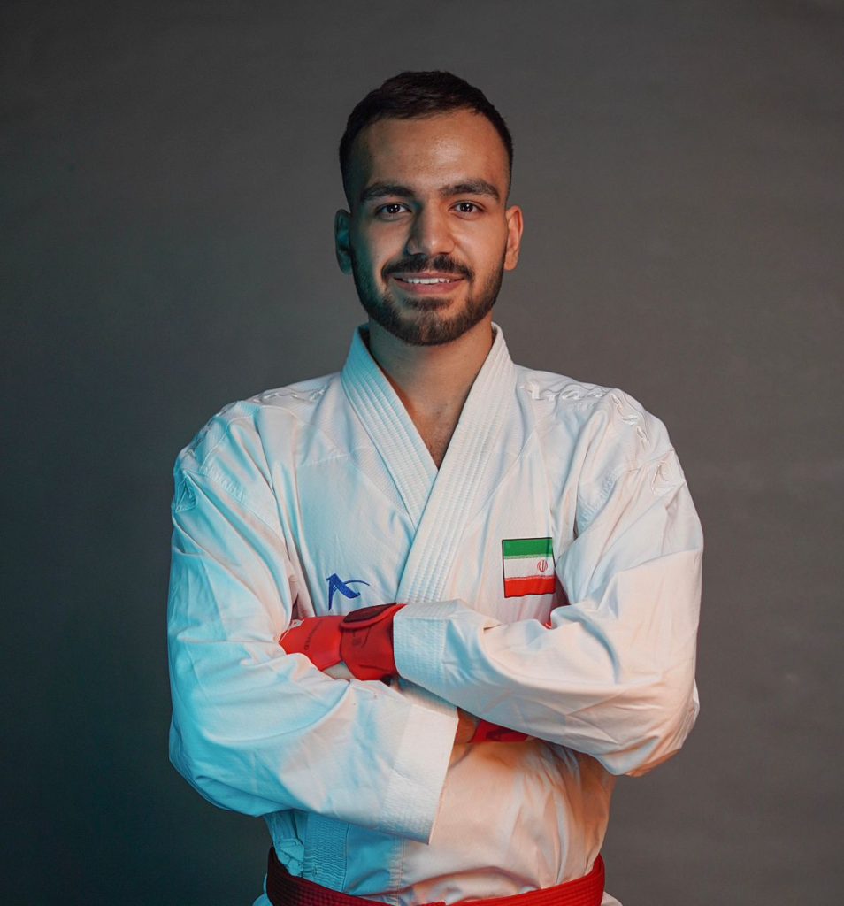 نهمین سهمیه ایران در کاراته پیروزی برزویی ۳ بر ۲