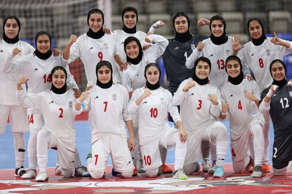 عکس شیرین صفاری تیم ملی