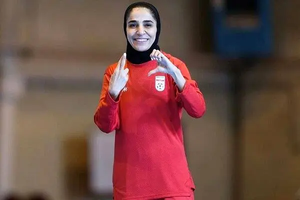عکس نسیمه غلامی فوتسال بانوان 