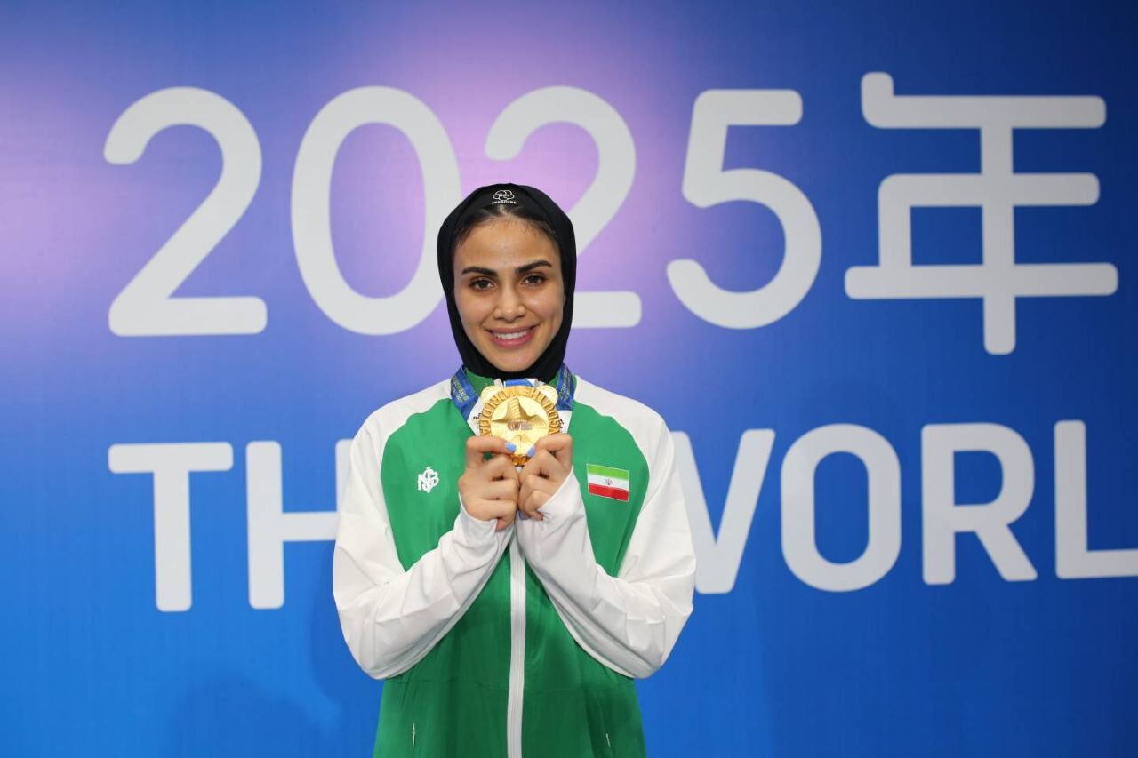 مدال طلای بهمنیار در کاراته مدال طلای بهمنیار در کاراته