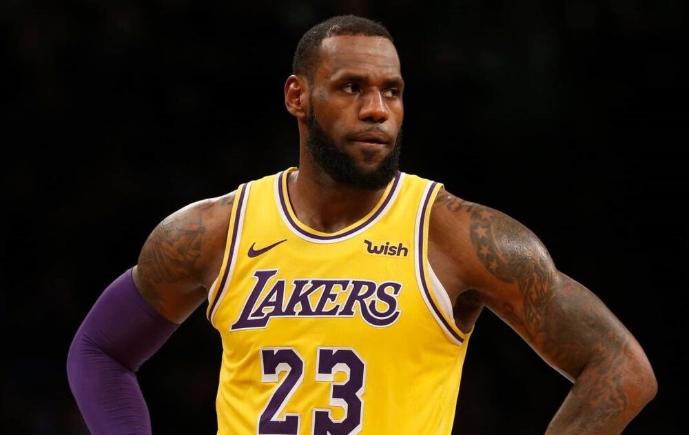 لبران جیمز ستاره بزرگ NBA