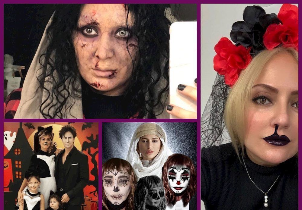 چالش گریم هالووین بین بازیگران ایرانی چالش گریم هالووین بین بازیگران ایرانی