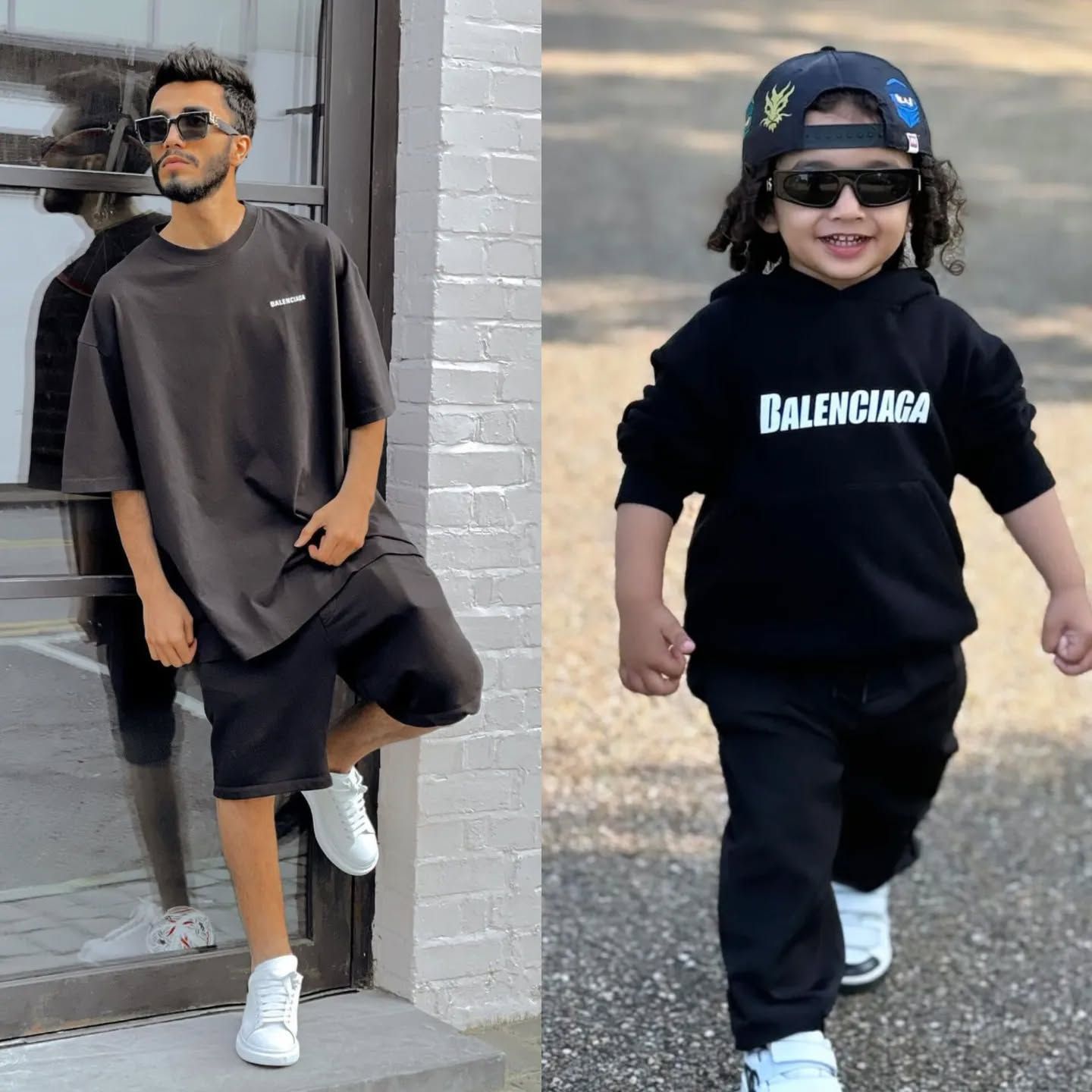 عکس مهراد جم و پسرش