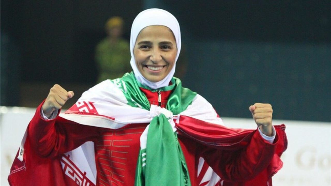 عکس نسیمه غلامی تیم ملی