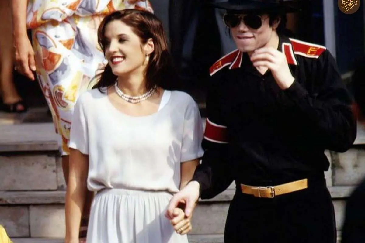 عکس مایکل جکسون و همسر اولش