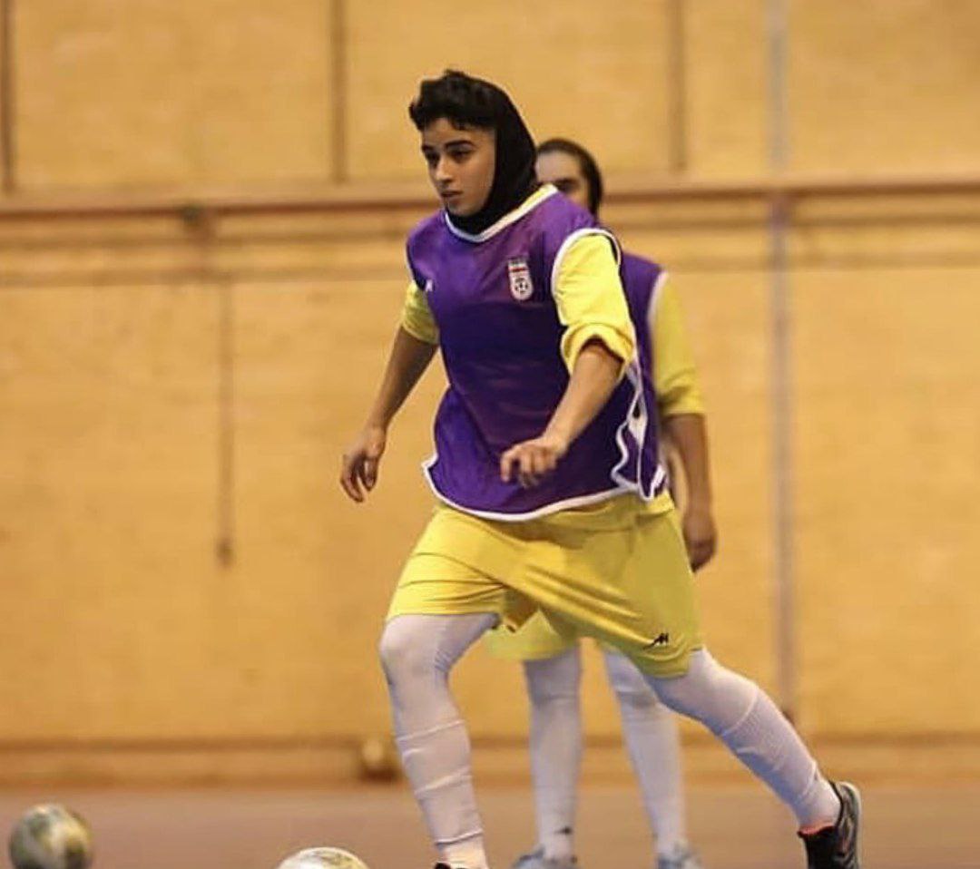 عکس شیرین صفاری فوتسال عکس شیرین صفاری فوتسال