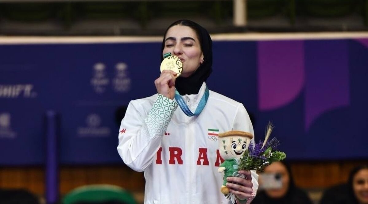 اولین طلای تاریخ کاراته بانوان اولین طلای تاریخ کاراته بانوان