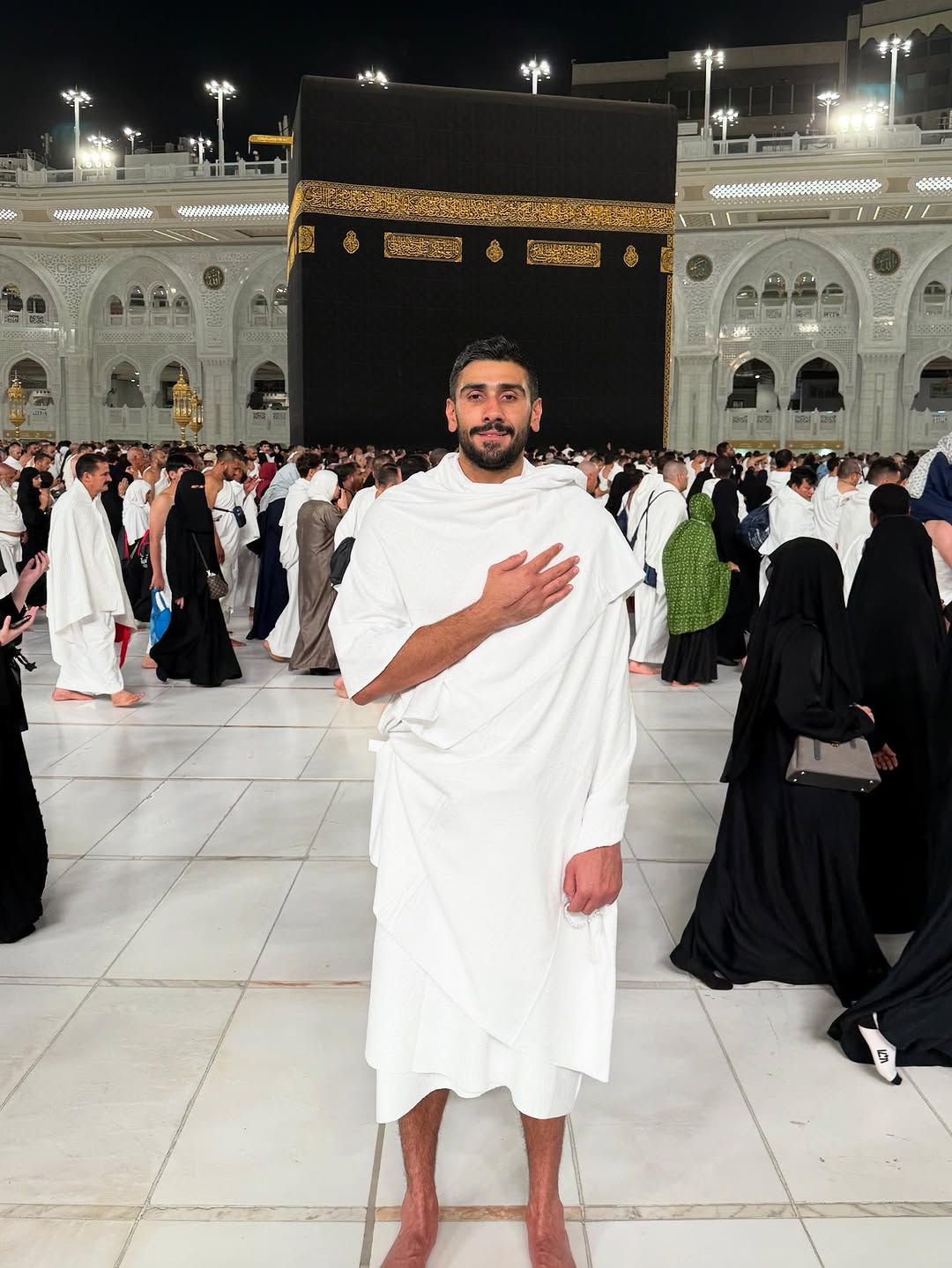 عکس سالار منجی در مکه
