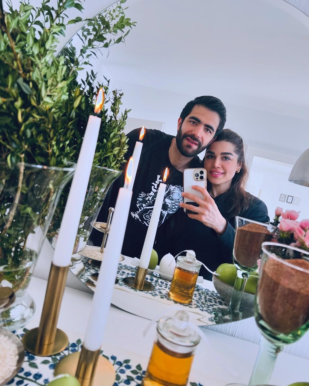 عکس همسر بهنام یخچالی