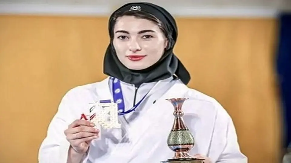عکس آتوسا گلشادنژاد مدال طلا 